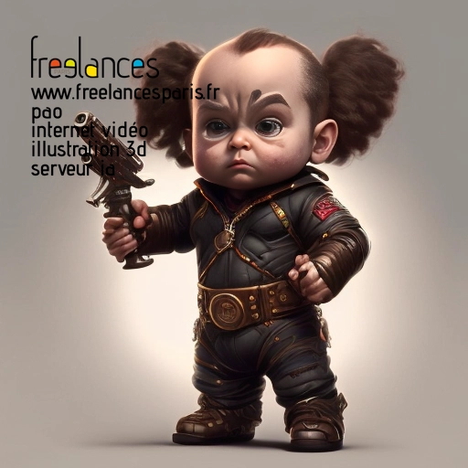 Pao mise en page internet vidéo illustration 3d serveur image IA générative AI freelance paris studio de création magazines 95GFQLV0